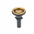 Logmey Gold Sink Drain for Quartz Kitchen Sinks