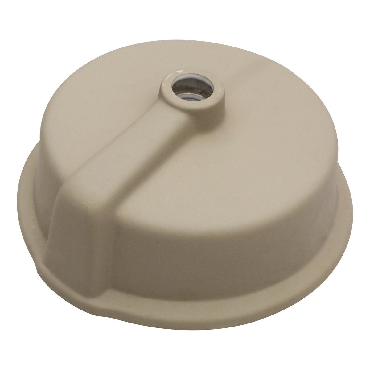 Logmey 16'' Round Undermount Bathroom Sink with Overflow