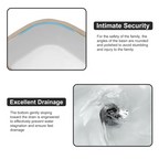 Logmey 22" Undermount Rectangular Bathroom Sink with Overflow