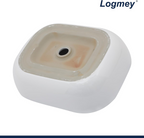 Logmey 18x14 Modern Rounded Rectangle Bathroom Vessel Sink
