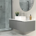 Logmey 19''x15'' Bathroom Sink - Rectangular Above Counter Vessel Single Bowl - White Porcelain Ceramic