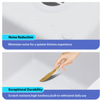 Logmey 15'' x 18'' Undermount Quartz Composite Bar Prep Sink