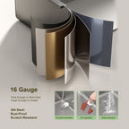 Logmey 26x18 Seamless Undermount Single Bowl Kitchen Sink