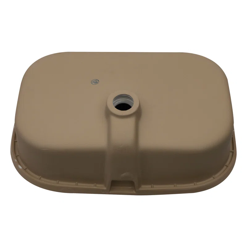 Logmey 22" Undermount Rectangular Bathroom Sink with Overflow