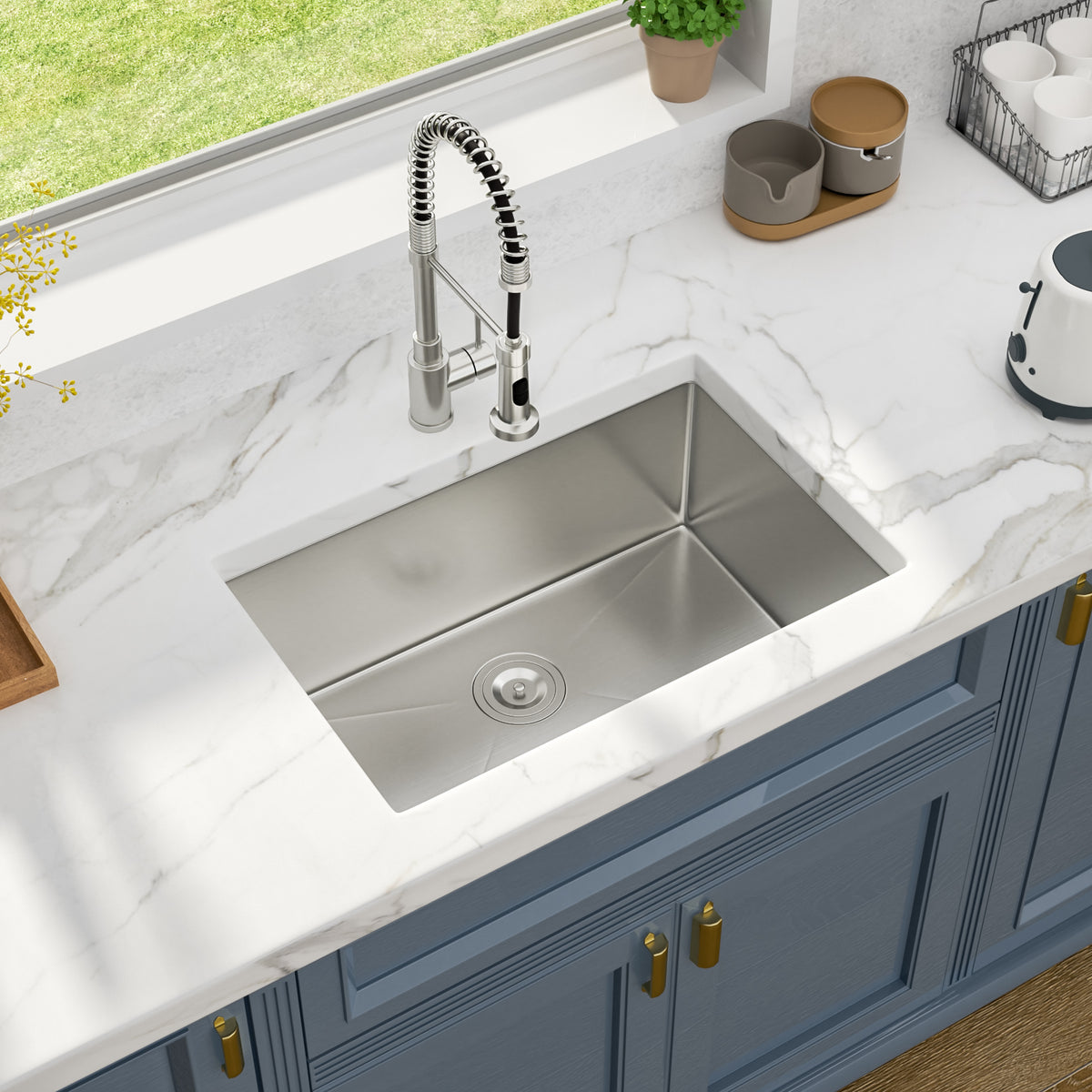 Logmey 26''x  18'' Undermount Kitchen Sink