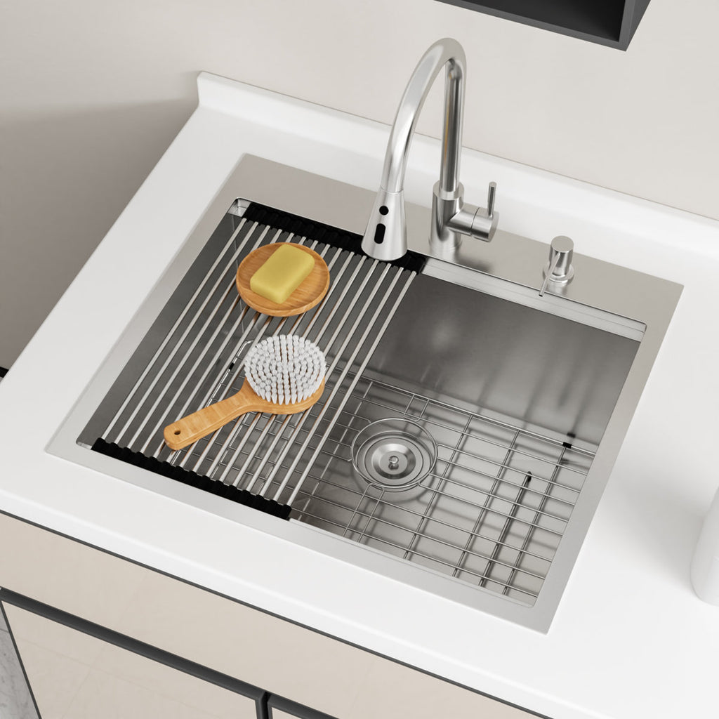 25''x22'' Drop in Workstation Laundry Sink T304 St