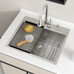 25''x22'' Drop in Workstation Laundry Sink T304 St