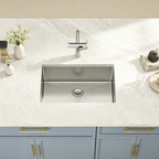 Logmey 26x18 Seamless Undermount Single Bowl Kitchen Sink