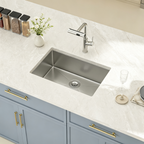 Logmey 26x18 Seamless Undermount Single Bowl Kitchen Sink