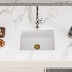 Logmey Gold Sink Drain for Quartz Kitchen Sinks