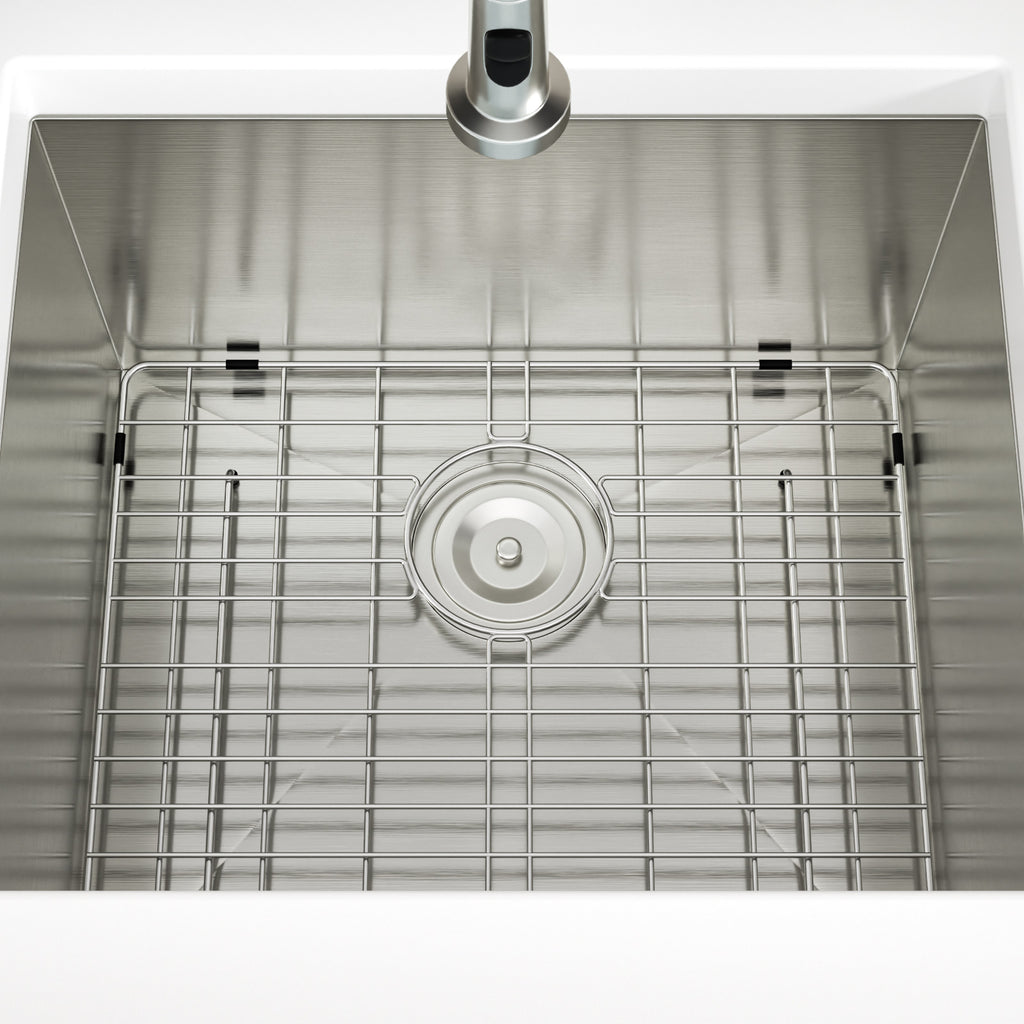 Logmey Stainless Steel Sink Bottom Grid for Kitchen & Laundry Sinks