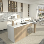 Logmey 32 Inch 16 Gauge Stainless Steel Undermount Kitchen Sink
