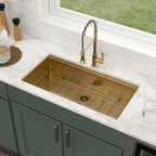 Logmey 36'' x 19'' Undermount Workstation Kitchen Sink