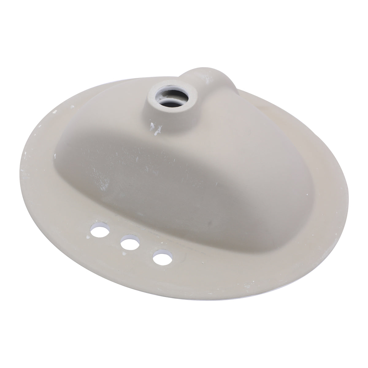 20.3'' White Oval Drop In Bathroom Sink Ceramic Topmount Vanity Sink