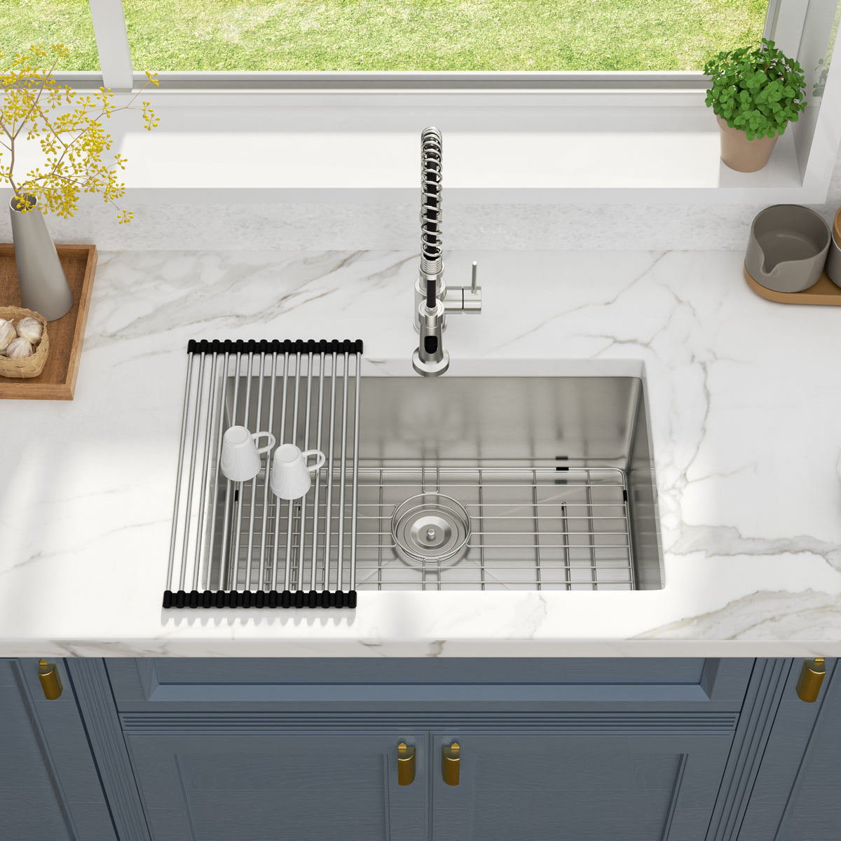 Logmey 26''x  18'' Undermount Kitchen Sink