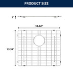 Logmey Stainless Steel Sink Bottom Grid for Kitchen & Laundry Sinks