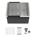 Logmey 21x18 Undermount Laundry Sink 21 Inch Laund