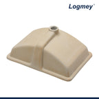 Logmey 21'' Bathroom Sink - Undermount Rectangular Single Bowl with Overflow - White Porcelain