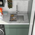 Logmey 24'' Laundry Utility Sink - Undermount Deep Single Bowl - Silver Stainless Steel