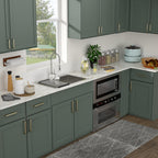 Logmey 33'' Kitchen Sink - Drop-In Single Bowl R10 Round Corner - Silver Stainless Steel