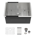 Logmey 24x18 Undermount Laundry Sink 24 Inch Laund