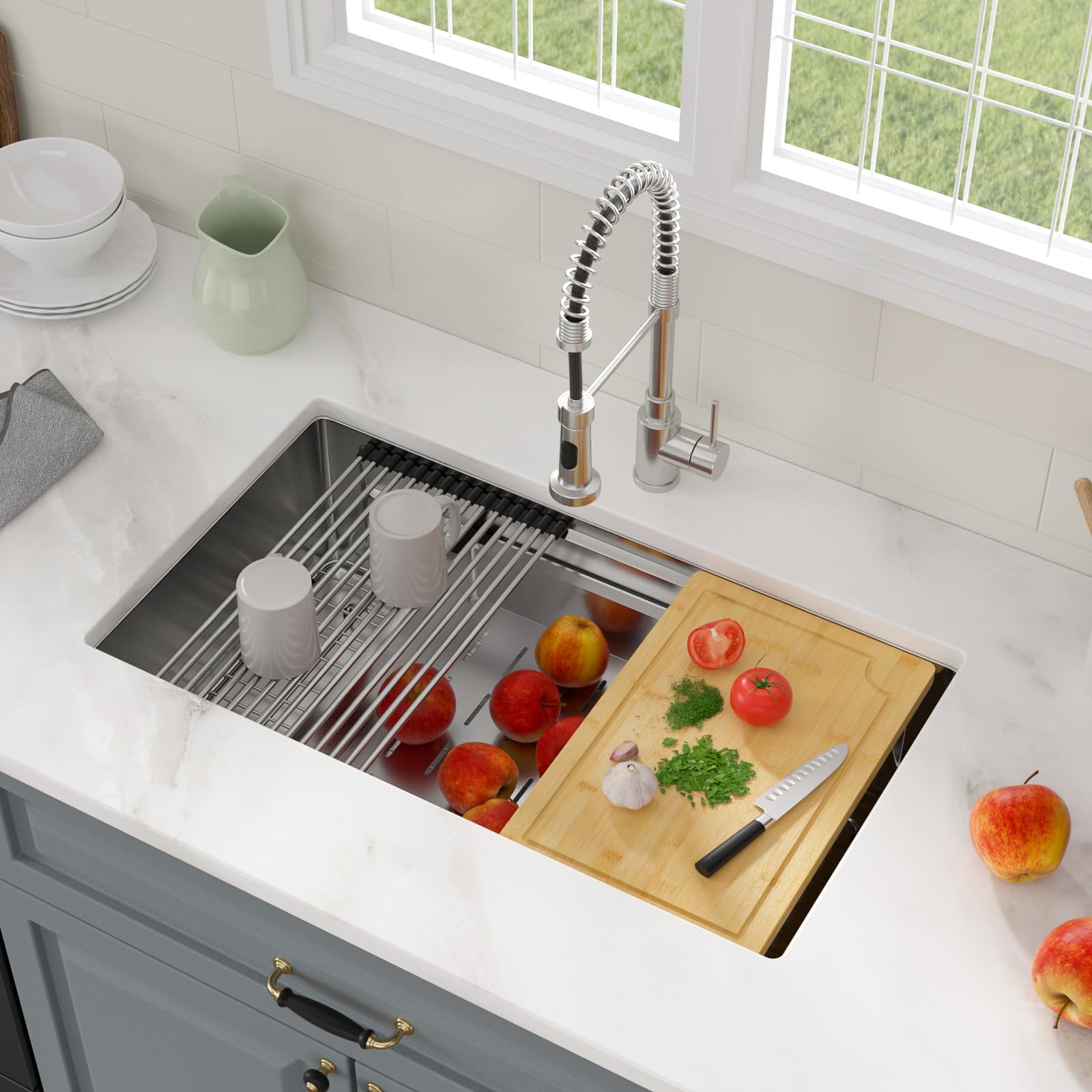 33 Undermount Kitchen Sink Logmey 33x19 Inch Undermount Sink Stainless Steel Two Tier Ledge Workstation Sink 16 Gauge Single Bowl Kitchen Sink