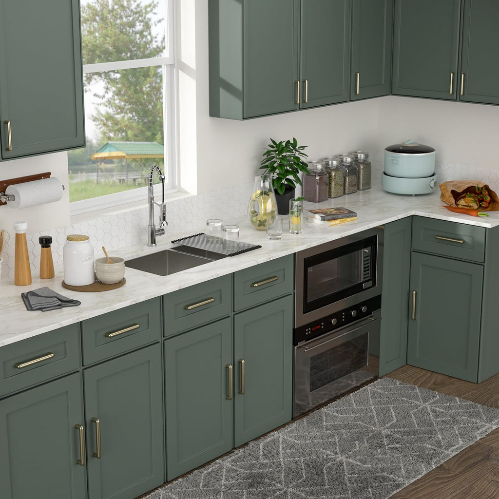 Logmey 33'' Kitchen Sink - Undermount 60/40 Double Bowl - Silver Stainless Steel