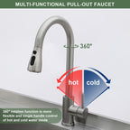 Logmey 36'' x 21'' Freestanding Stainless Steel Single Bowl Utility Sink