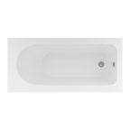 Alcove Soaking Skirt Bathtub with Overflow and Drain